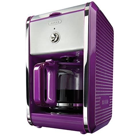 3.2 out of 5 stars with 177 ratings. BELLA 13740 Dots Collection 12-Cup Coffee Maker, Purple New