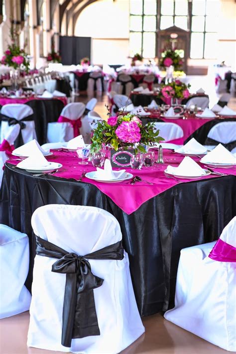 Tips To Create A Memorable Pink And Black Wedding Decoration