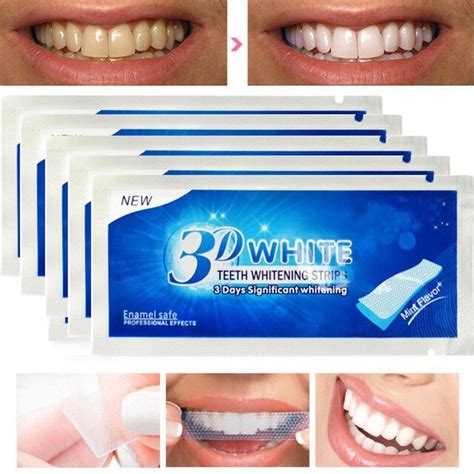 You can expect your teeth to lighten about five shades, messina says. 3D Teeth Whitening Strips-Mexten Product is of very high ...