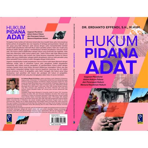 Jual Buku Hukum Pidana Adat Shopee Indonesia