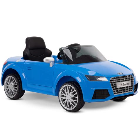 12v Audi Electric Battery Powered Ride On Car For Kids Blue Walmart