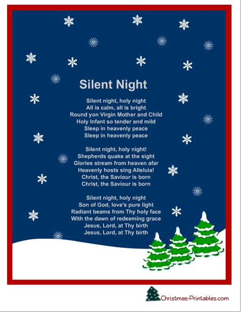 So these have been written specially for the younger ones in. "Silent Night" - Project Inspired
