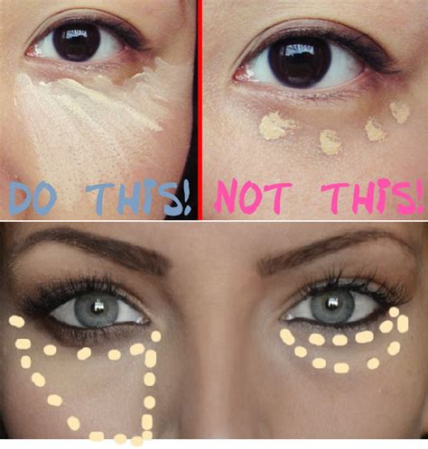 As a general rule, for a classic look, the thickness and intensity of checking for mistakes after using powder eyeshadow as eyeliner, check for drippies under the eye. How to Properly Apply Under Eye Concealer | My Hijab | Under eye makeup, How to apply concealer ...