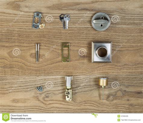 Door Lock Parts For Residental Home Stock Photo Image Of Parts