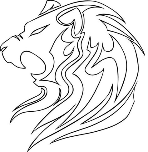 Art Therapy Coloring Page Animals Lion 1