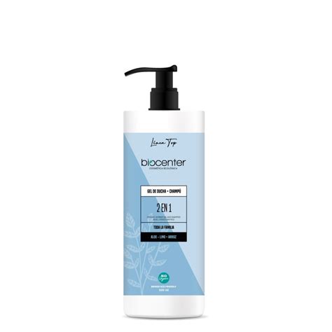 Biocenter Gel De Ducha Y Champú Natural 2 En 1 Línea Top Ecológico