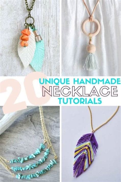 20 Unique Handmade Necklaces The Crafty Blog Stalker