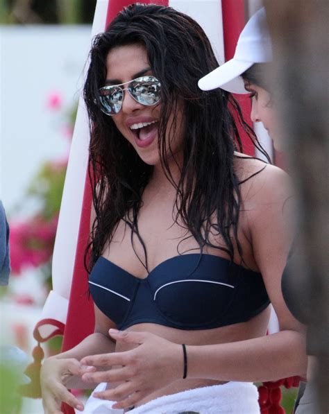 Priyanka Chopra Looks Super Sexy In Bikini As She Relaxes Alongside Her