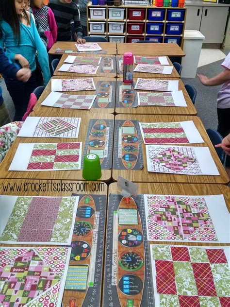 Cozy Geometry Quilts Crocketts Classroom Forever In Third Grade