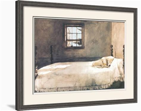 Master Bedroom Framed Art Print By Andrew Wyeth