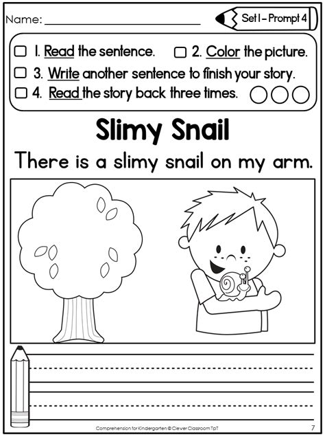 There are a lot of great activities that children can do during. Reading Comprehension for Kindergarten | Kindergarten ...