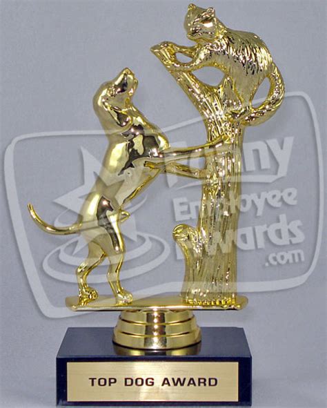 Top Dog Award Hound Dog Trophy Funny Employee Trophies