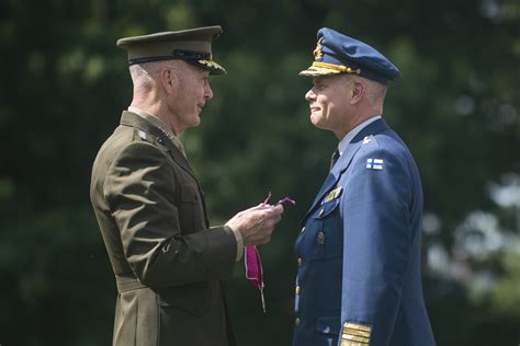 Dunford Presents Legion Of Merit To Finnish Defense Chief Us