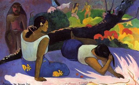 Reclining Tahitian Women 1894 Paul Gauguin