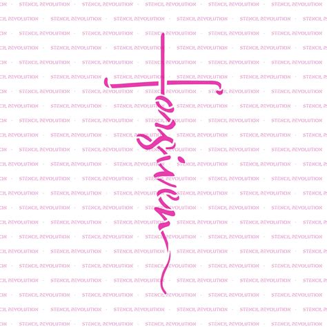 Forgiven Cross Stencil Christian Stencil Religious Stencil Etsy