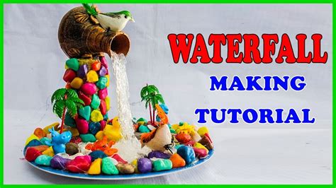 Diy Glue Waterfall Tutorial How To Make Glue Gun Waterfall