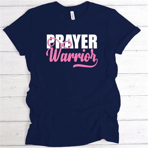 Prayer Warrior T Shirt Christian T Birthday T Etsy