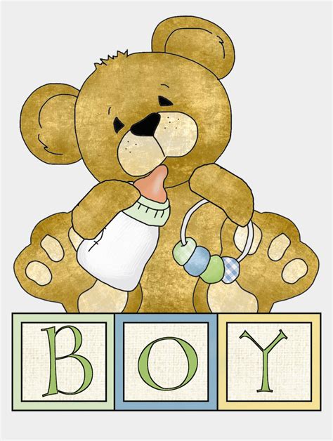 Boy Teddy Bear Cartoon