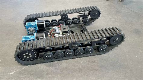 Rubber Track Chassis Undercarriage System With 800 Kg Load Capacity