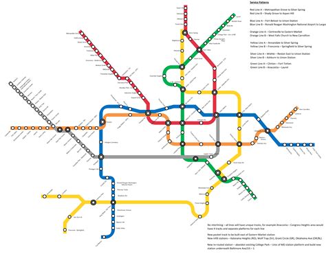 Decided To Create My Dream Dc Metro Map Washingtondc