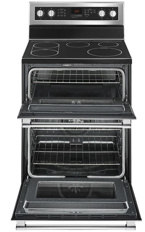 Met8800fz 30 Maytag 67 Cu Ft Double Oven Electric Range With True