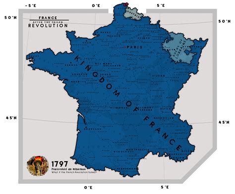 Kingdom Of France After The Failed French Revolution 1797 R
