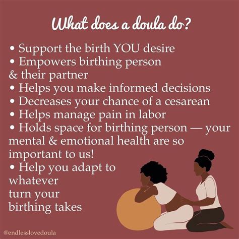 two women sitting next to each other with the words what does a doula do