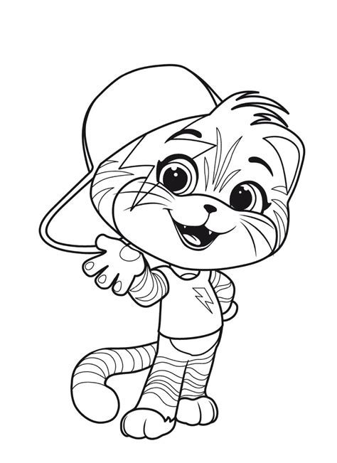 < all characters and images of the 44 cats are copyright rainbow / antoniano and those entitled. 44 Котёнка Лампо - 44 Котенка - Раскраски антистресс