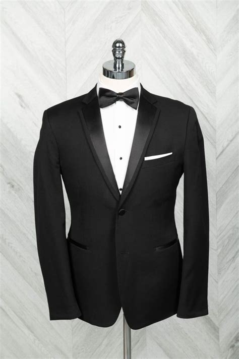 Complete Look Black Framed Lapel Tuxedo Classy