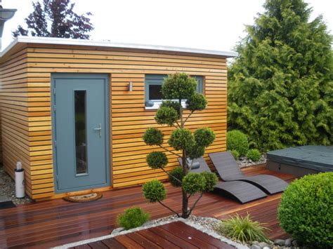 Maybe you would like to learn more about one of these? Moderne Gartenhäuser - Kaupp Blockhaus