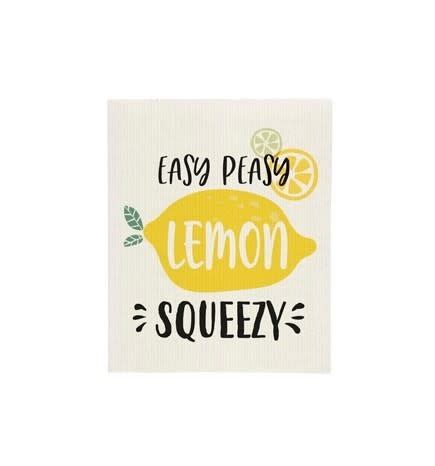 Easy Peasy Lemon Sqeezy Sponge Cloth Matters Of Design Inc