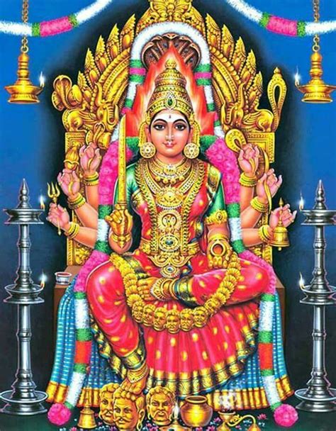 Goddess Mariamman Also Known As Muthumariammankarumariamman