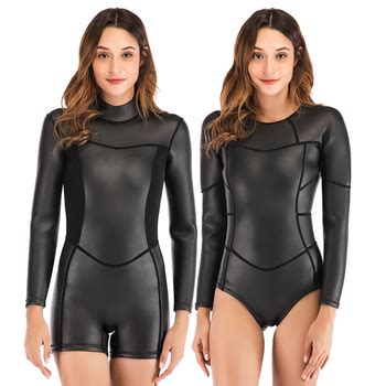 Sbart Surfing Suit Womens Mm Diving Suit Smooth Skin Wet Suit Back