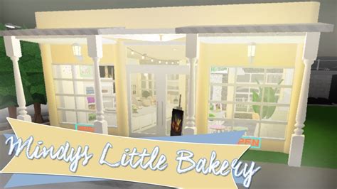Mindys Little Bakery Bloxburg Speed Build Town Builds 4 Youtube