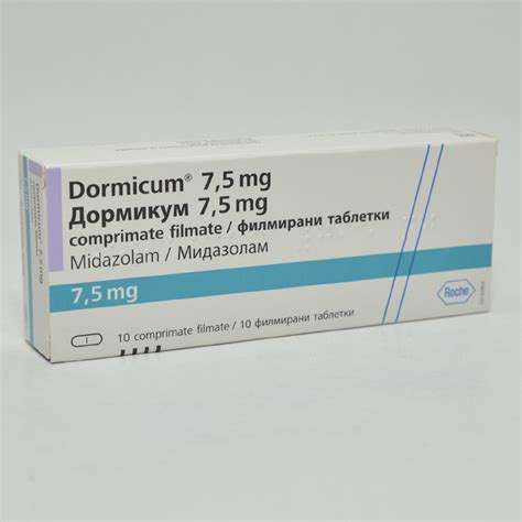 Dormicum 75 Mg 10 Comprimate Filmate Catenaro