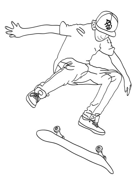Bart Simpson Com Skate Para Colorir Imprimir E Desenhar Colorir Me Pdmrea