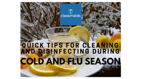 Quick Tips For Cleaning And Disinfecting During Cold And Flu Season