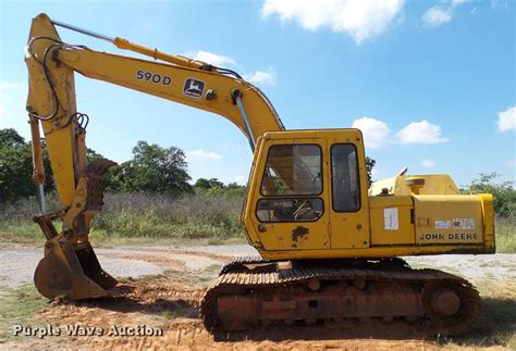 1991 John Deere 590d Excavator In Lawton Ok Item Da6906 Sold