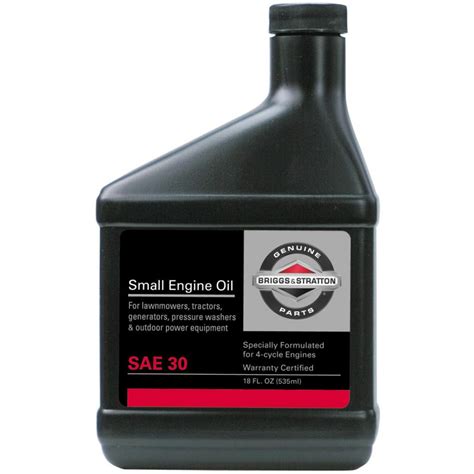 Briggs And Stratton 18 Oz 4 Cycle 30w Conventional Engine Oil