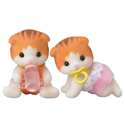 Buy Calico Critters Maple Cat Twins Set Of 2 Collectible Doll Figures
