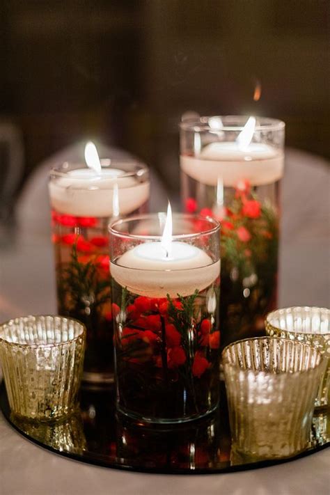 Winter Wedding Candle Centerpiece Ideas You Can Make At Home By Bride