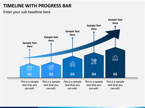 Timeline With Progress Bar Powerpoint Template Ppt Slides