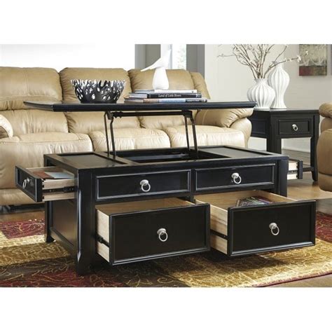 Furniture 50 inspirational lift top coffee table ashley furniture, source: Ashley Greensburg Lift Top Coffee Table in Black - T811-20