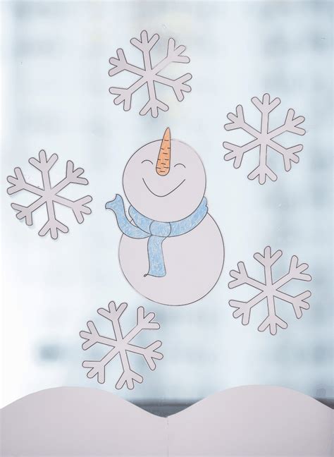 Plauener spitze fensterbild schneemann kinder fensterbilder winter weihnachten. Bastelvorlage Schneemann Fensterbild - kinderbilder ...