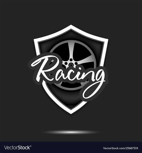 Racing Logo Design Template Royalty Free Vector Image
