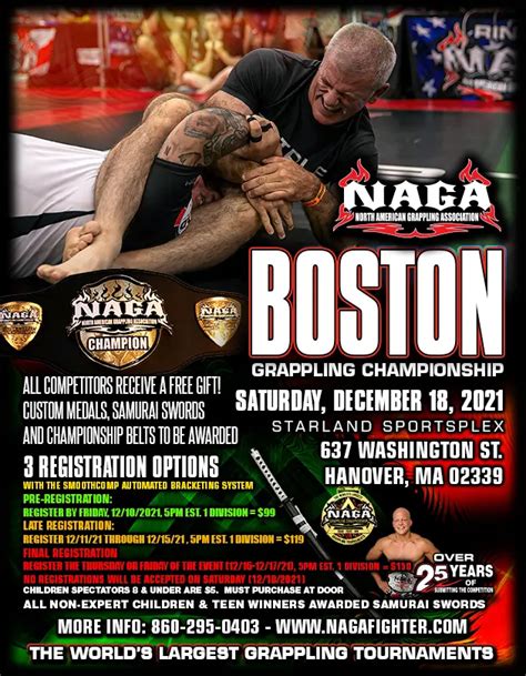 Boston Grappling Championship Ma Naga Fighter