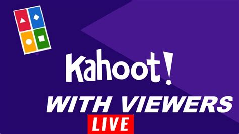 🔴live🔴playing Kahoot Until 46k Join To Compete Youtube