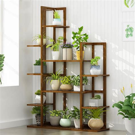 7 Tier Brown Bamboo Indoor Outdoor Plant Stand Tcht Lwjhj0009 07 The