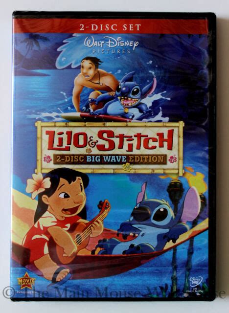 Lilo And Stitch 2 Disc Big Wave Edition Dvd Max Bonus Features