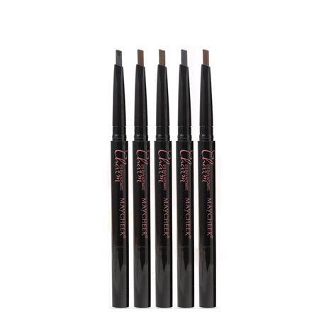Waterproof Automatic Eyebrow Pencil With Brow Brush Natural Longlasting